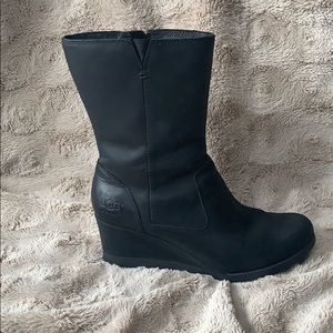 Ugg Joely Wedge Waterproof Leather Boot
